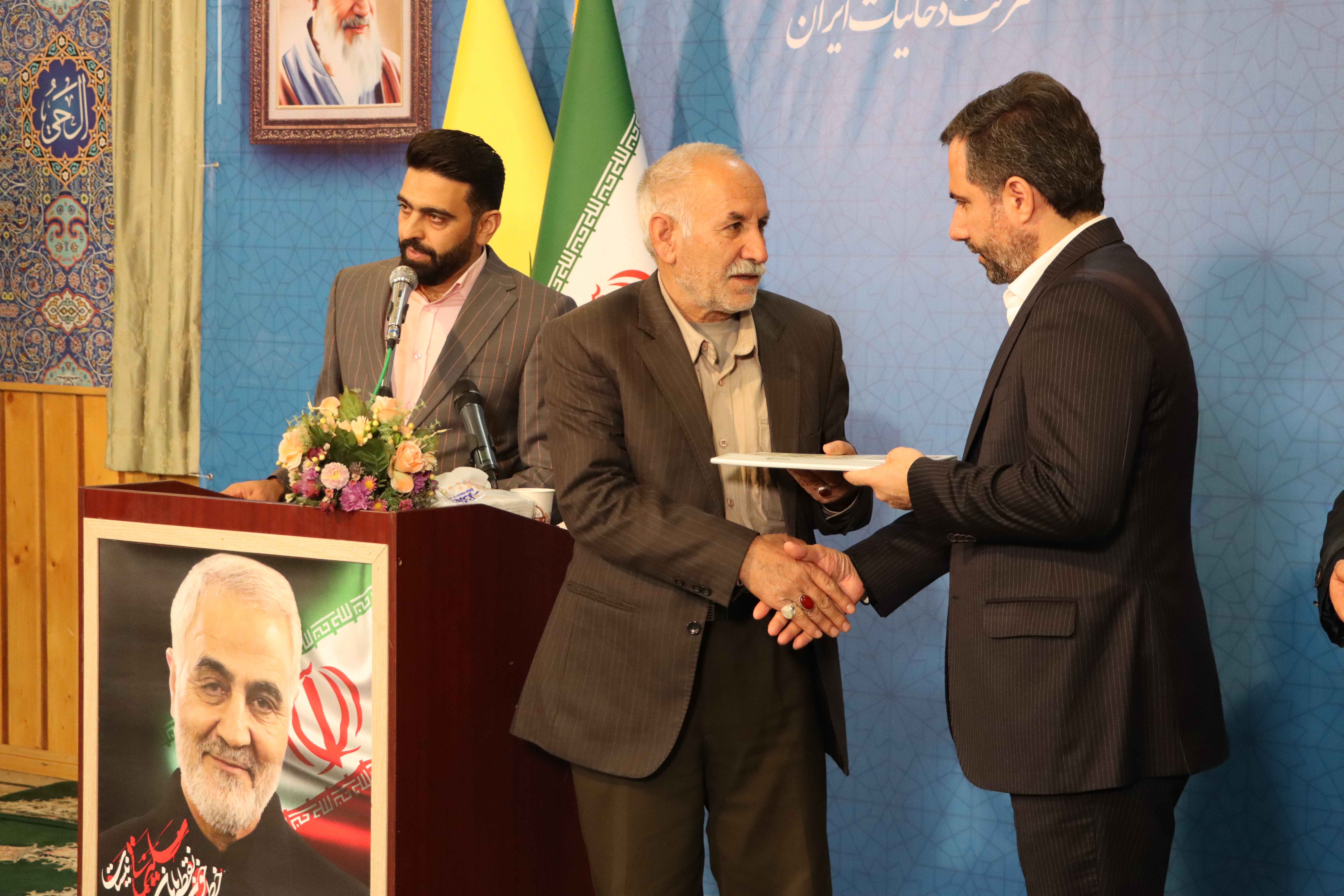 سالگرد شهید سلیمانی و مراسم روز بصیرت در شرکت دخانیات