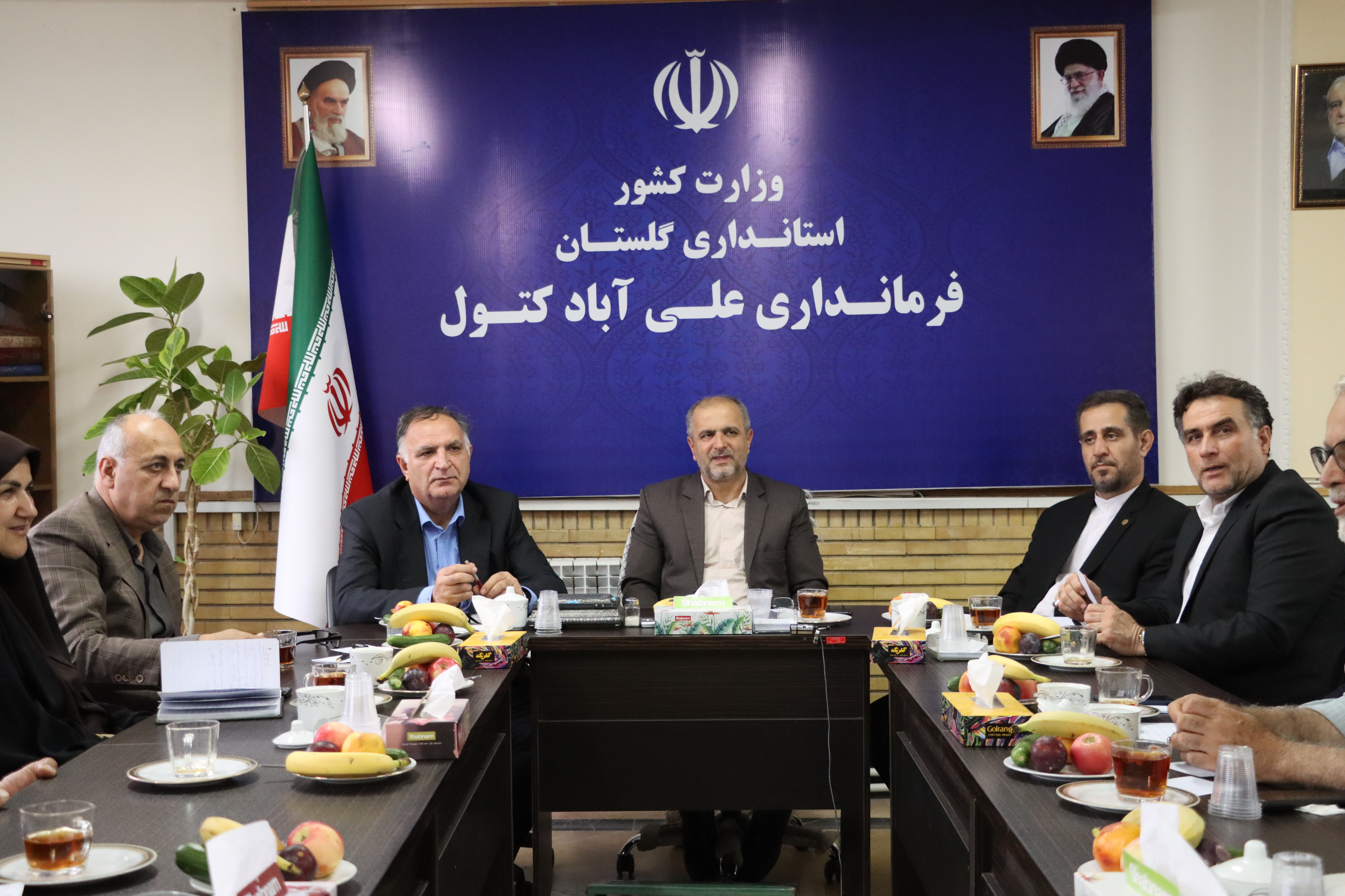 دیدار مدیر عامل شرکت دخانیات و فرماندار علی آباد کتول 